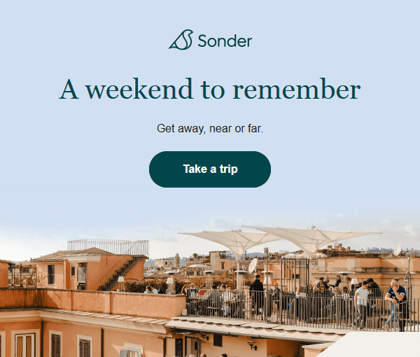 Sonder Email Template